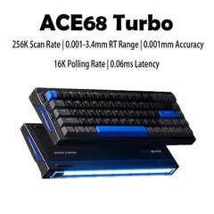MCHOSE ACE68 Turbo Mechanical Gaming Keyboard Customized 0.001mm Rapid Trigger RGB 16K Polling Rate Low latency high precision