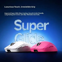 MCHOSE A5 V2 V3 Ultra-Lightweight Wireless Gaming Mouse Tri-Mode Dual 8K PAW3395 Low Latency RGB 500mAh Ergonomic E-sports Mouse