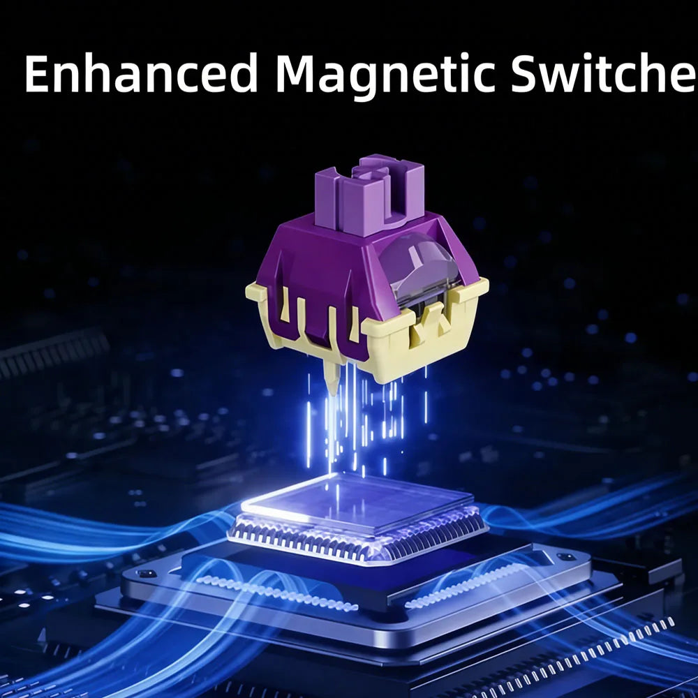 MCHOSE ACE68 TTC Dragon Lord Magnetic Switch 256K Gaming Keyboard Hall Effect 0.001mm Fast Trigger Programmable RGB for Logitech