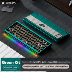 WEIKAV Lucky65 V3 Lucky65 V2 ZA68 NUT65 Wireless Aluminum Mechanical Keyboard Kit RGB Bluetooth Wired Gaming Hotswap Keyboard