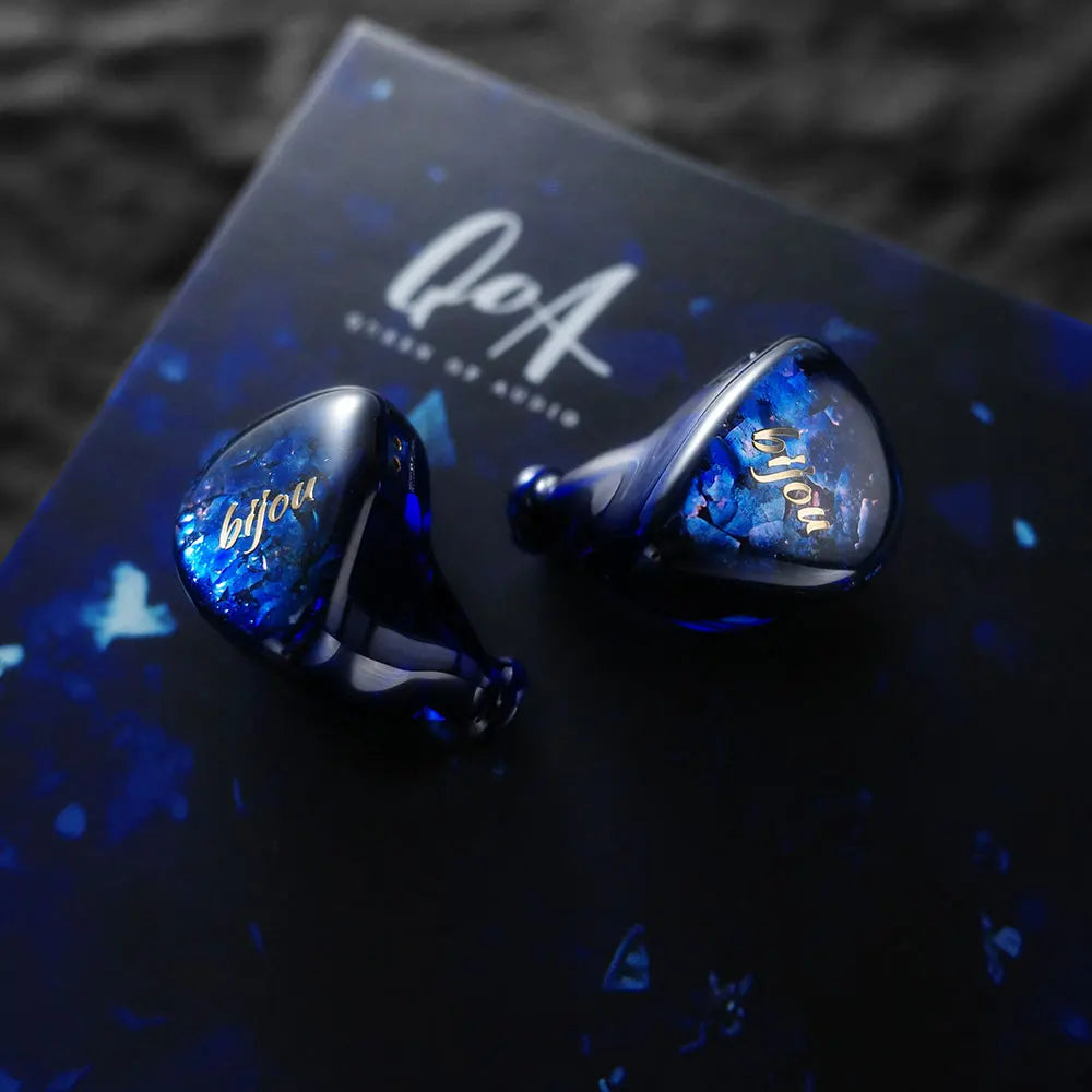New QoA Bijou Headphone 1DD+1BA+1BCD In Ear Monitor Earphones Hybrid HiFi Audio IEMs With 3.5mm 4.4mm Earbuds Plug Headset Cable