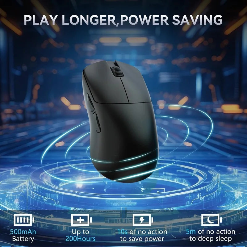 AJAZZ AJ099 Ultralight 2.4GHz Wireless Gaming Mouse Ergonomic Programmble Buttons Computer Mice For PC Gamer Laptop Desktop