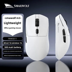 SMAILWOLF M3 Bluetooth Wireless Gaming Mouse with PAW3311 Sensor