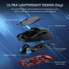 AJAZZ AJ099 Ultralight 2.4GHz Wireless Gaming Mouse Ergonomic Programmble Buttons Computer Mice For PC Gamer Laptop Desktop