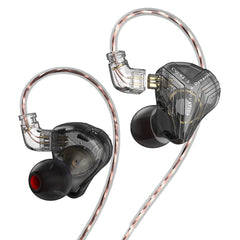 CVJ KE-S Earphones Dual Magnetic Dynamic Driver Headphones 360° Surround Sound Filed Headsets  In Ear Earbuds With Hifi Cable