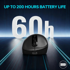 Rapoo Wireless Gaming Mouse 59g Lightweight 1KHz Polling Rate 12000DPI 9 Programmable Buttons Optical Sensor
