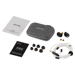 Angelears Audio Kefine Klean 10mm DLC Diaphragm Dynamic Driver Hi-Fi In-ear Earphone with