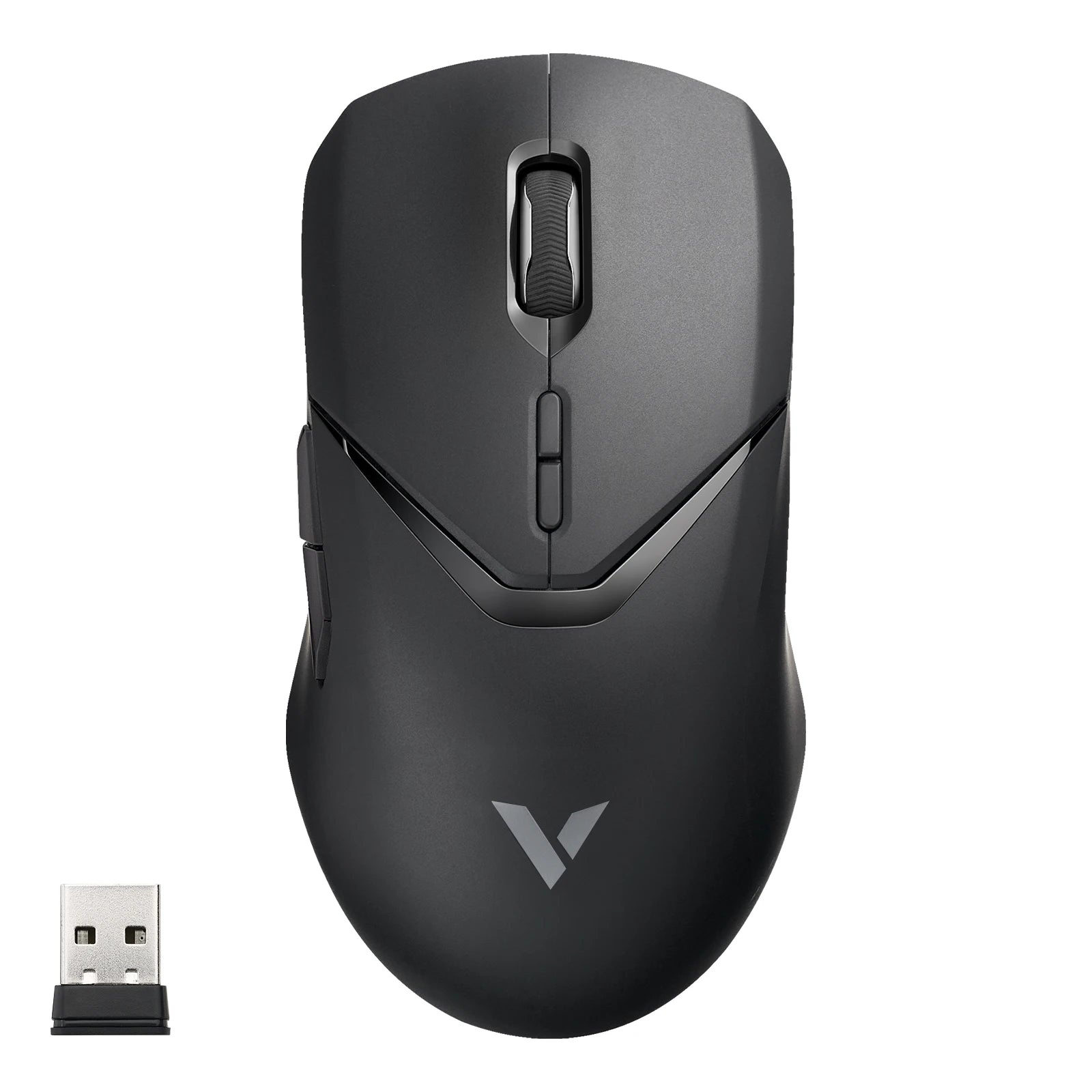 Rapoo Wireless Gaming Mouse 68g Lightweight 1KHz Polling Rate 12000DPI 10 Programmable Buttons Optical Sensor