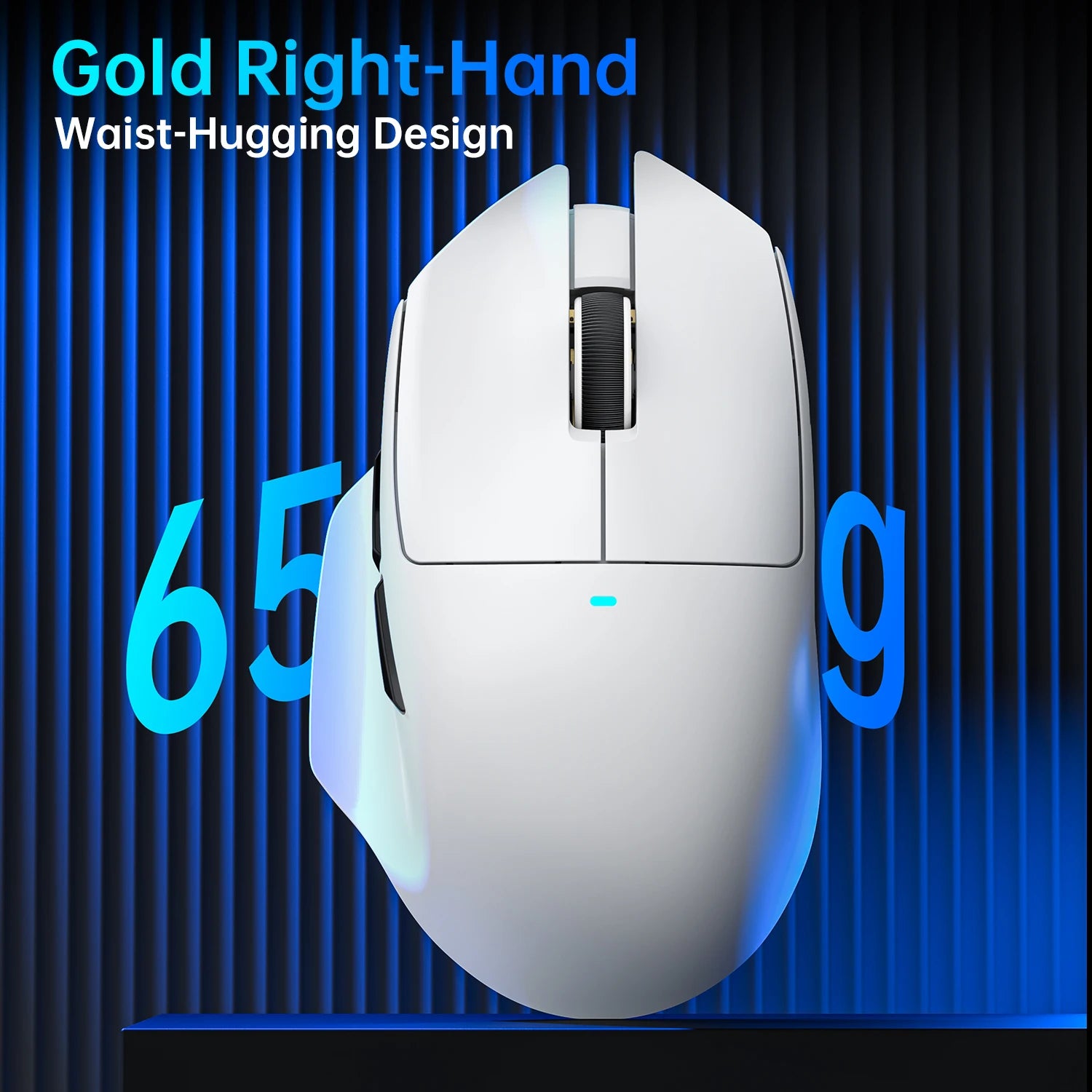 ATTACK SHARK V6 Gaming Mouse Bluetooth Wireless Connection,PAW3311 Sensor and Magnetic Charging Base,65g Lightweight Design