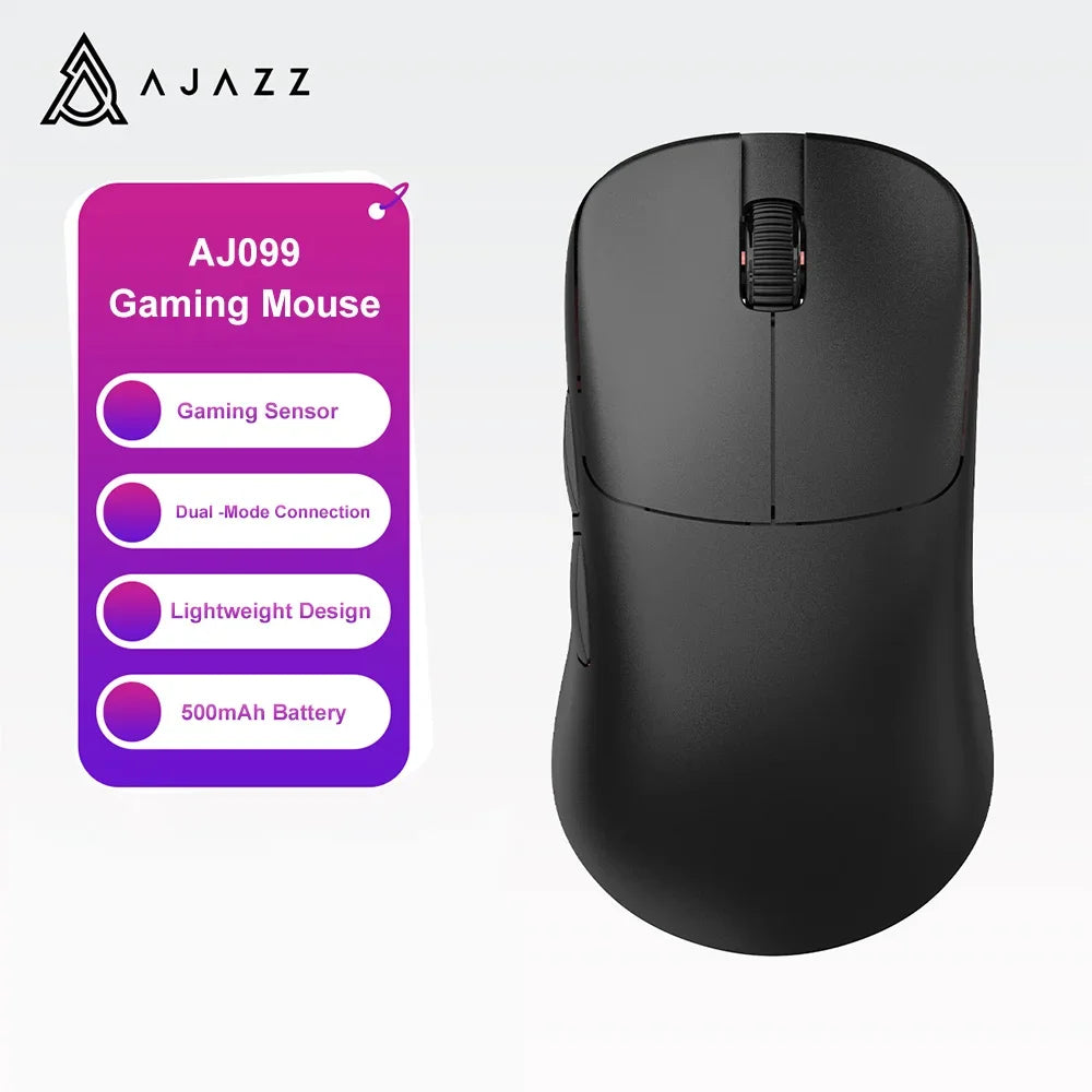 AJAZZ AJ099 Ultralight 2.4GHz Wireless Gaming Mouse Ergonomic Programmble Buttons Computer Mice For PC Gamer Laptop Desktop