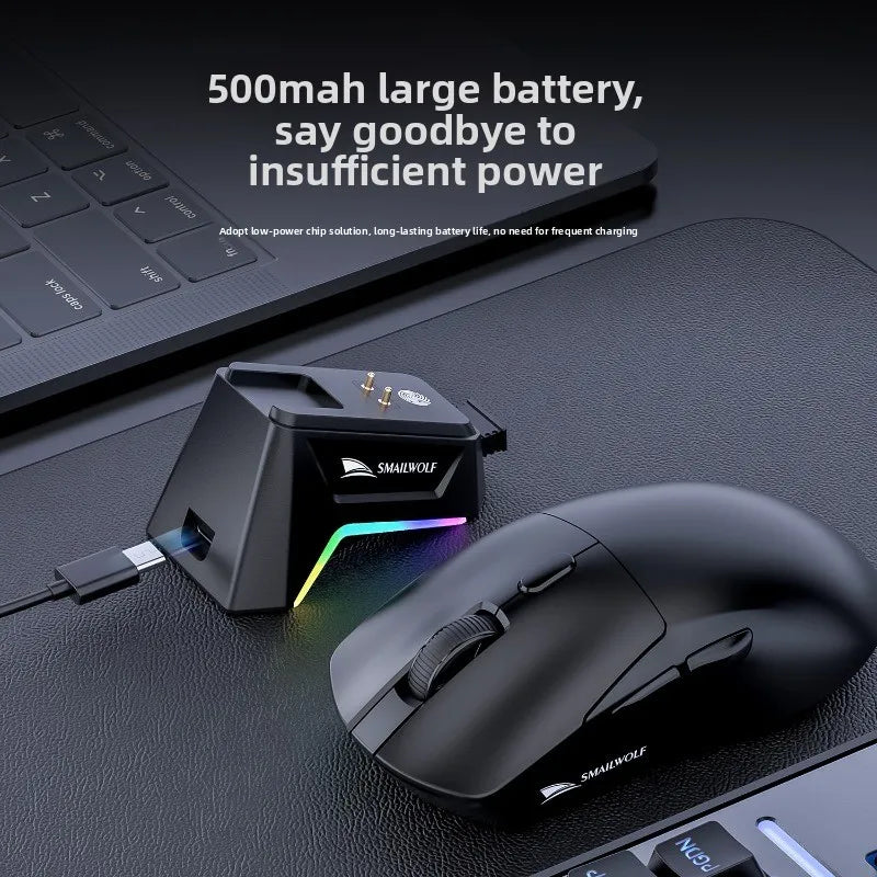 SMAILWOLF M3 Bluetooth Wireless Gaming Mouse with PAW3311 Sensor