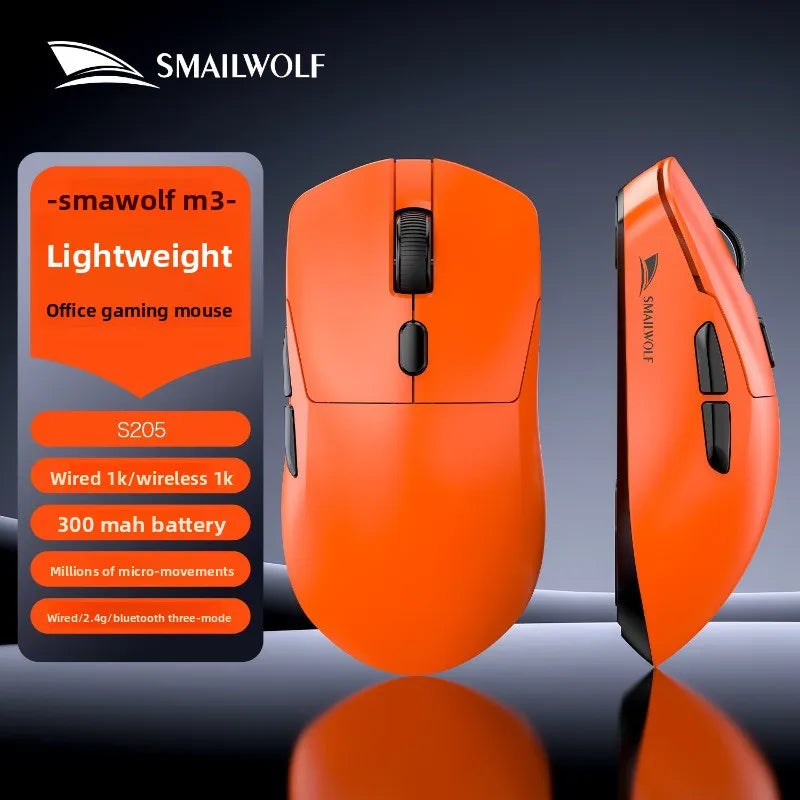 SMAILWOLF M3 Bluetooth Wireless Gaming Mouse with PAW3311 Sensor