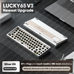 WEIKAV Lucky65 V3 Lucky65 V2 ZA68 NUT65 Wireless Aluminum Mechanical Keyboard Kit RGB Bluetooth Wired Gaming Hotswap Keyboard