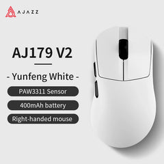AJAZZ AJ179 v2 MAX Wireless Gaming e-Sport 1K Polling Rate Lightweight Design Ergonomic PAW3311 Sensor