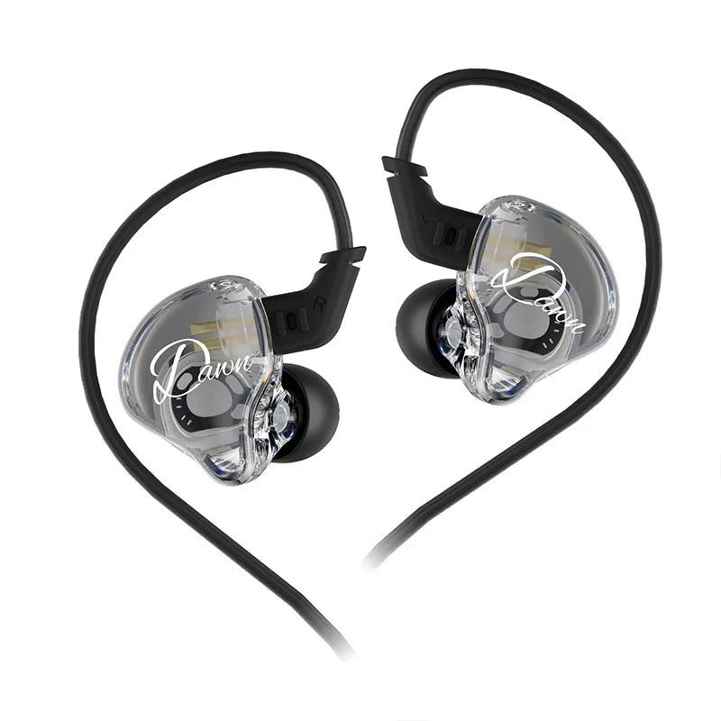 KZ Dawn High Performance Active Loop in Ear HIFI Wired Earphones, Suitable for Game Live Monitoring