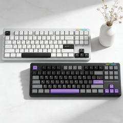 K87 Tri-Mode Mechanical Keyboard Wireless TKL Layout Gaming Keyboard Hot Swap RGB Backlit Gasket Structure Linear Switch