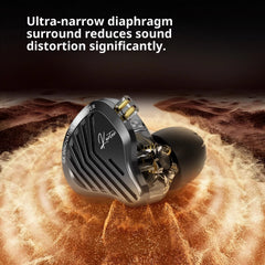 GK KUNTEN Metal Headphones HiFi HD Sound Quality Heavy Bass In-Ear Headphones Sports Removable Earplugs IN KZ Supreme EDX ZSN