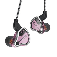 CCZ BC02 Dynamic Driver HiFi IEM With 10MM Carbon Nano Tube Diaphragm In Ear Earphones Bass Wired Headphones Monitor Headset