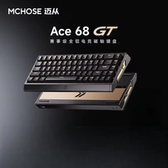 MCHOSE Ace 68 GT Magnetic Switch Gaming Keyboard ARGB Low Delay Full Aluminum Custom Wired Keyboards PC E-Sports Accessories
