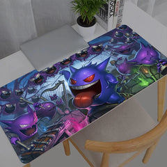 Kawaii Mouse Pad Gengar Pokemon Pikachu Anime Cute Girl Gabinete Gamer Computer Desk Mat Keyboard Gaming Accessories Mousepad